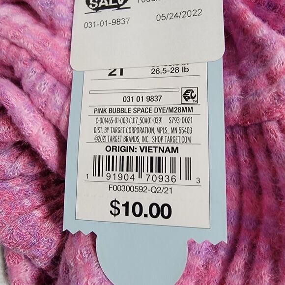 Cat & Jack Textured Cozy Waffle Long Sleeve T-Shirt Pink Toddler Girls Size 2T - Picture 4 of 7